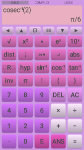 اسکرین شات برنامه Scientific Calculator 2