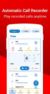 اسکرین شات برنامه Automatic Call Recorder 1