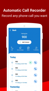 اسکرین شات برنامه Automatic Call Recorder 6