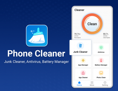 اسکرین شات برنامه Phone Cleaner - Junk Cleaner 1