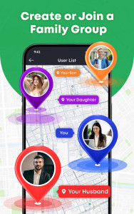 اسکرین شات 5 برنامه Phone Tracker : Family Tracker