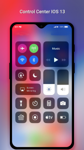 اسکرین شات برنامه Phone 13 Launcher- IOS 14, Assistive Touch 3