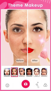 اسکرین شات برنامه Makeup Camera - Beauty Editor 1
