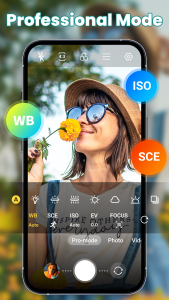 اسکرین شات 3 برنامه Camera for Android - Fast Snap