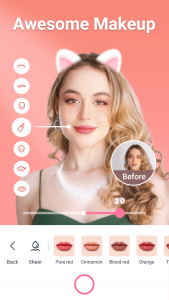 اسکرین شات 2 برنامه Beauty Camera - Sweet Camera