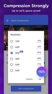 اسکرین شات برنامه Compress Video Compress Photo 3