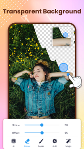 اسکرین شات 3 برنامه Background Eraser - BG Remover