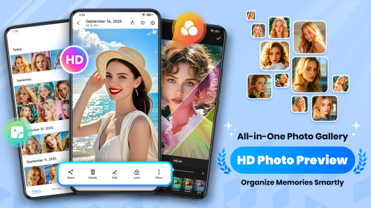 اسکرین شات 1 برنامه Gallery- Photo Gallery & Album