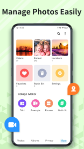 اسکرین شات 5 برنامه Gallery- Photo Gallery & Album