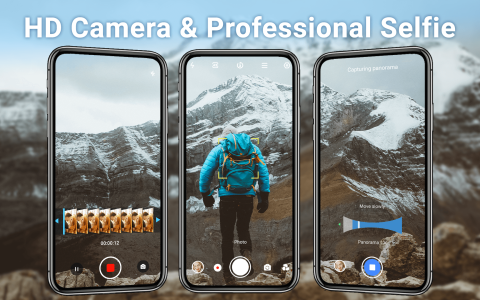اسکرین شات 1 برنامه Camera for Android - HD Camera