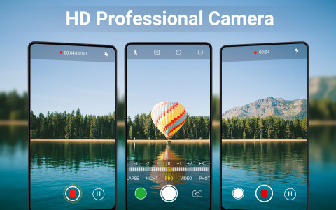 اسکرین شات برنامه HD Camera for Android: 4K Cam 1