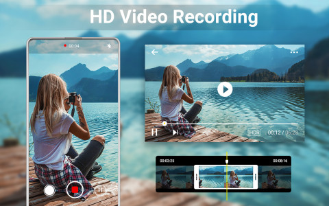 اسکرین شات برنامه HD Camera for Android: 4K Cam 8