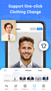 اسکرین شات 5 برنامه ID Photo: Passport Photo Maker