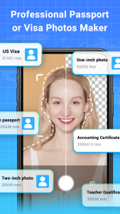 اسکرین شات 2 برنامه ID Photo: Passport Photo Maker
