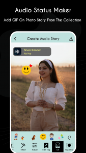 اسکرین شات 5 برنامه Audio Status Maker With Photo