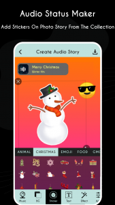 اسکرین شات 6 برنامه Audio Status Maker With Photo