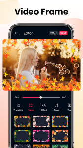 اسکرین شات 3 برنامه Video Maker With Music & Photo