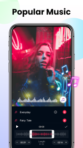 اسکرین شات 5 برنامه Video Maker With Music & Photo