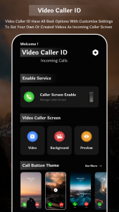 اسکرین شات 2 برنامه Video Caller ID Incoming Call