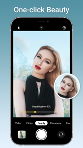 اسکرین شات برنامه HD Camera iphone Beauty Camera 5