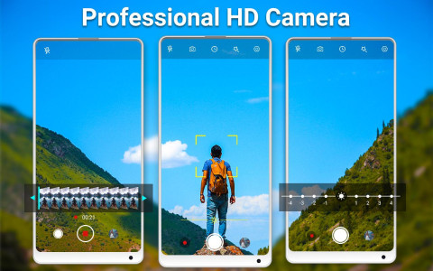 اسکرین شات 1 برنامه HD Camera Pro & Selfie Camera