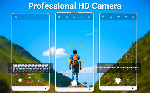 اسکرین شات برنامه HD Camera Pro & Selfie Camera 1