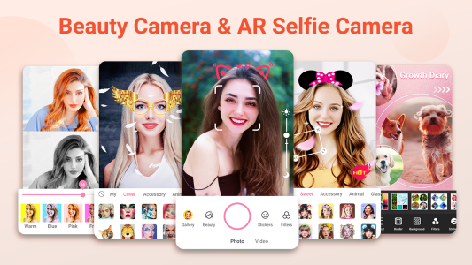 اسکرین شات 1 برنامه Selfie Camera - Beauty Camera