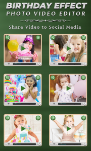 اسکرین شات برنامه Birthday Effect Video Maker 7