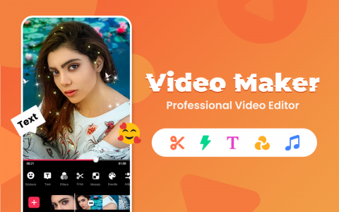 اسکرین شات برنامه Video Maker With Photo & Music 1