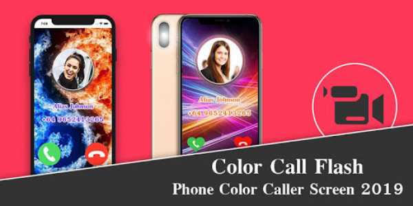 اسکرین شات برنامه Color Call Flash - Phone Color Caller Screen 2019 1