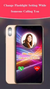 اسکرین شات برنامه Color Call Flash - Phone Color Caller Screen 2019 5