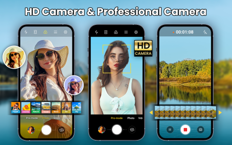 اسکرین شات 1 برنامه Camera for Android: Pro Camera