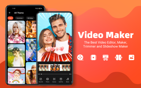 اسکرین شات 1 برنامه Photo Video Maker with Song