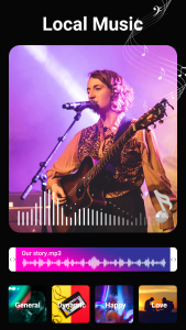 اسکرین شات 4 برنامه Photo Video Maker with Song