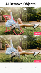 اسکرین شات 3 برنامه Background Eraser Photo Editor