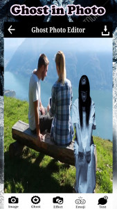 اسکرین شات 5 برنامه Ghost Photo Editor: Scary