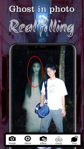 اسکرین شات 2 برنامه Ghost Photo Editor: Scary