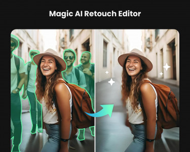 اسکرین شات 1 برنامه Retouch - Remove Objects