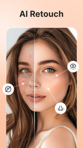 اسکرین شات 2 برنامه UFace: AI Face & Photo Editor