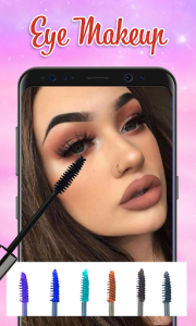 اسکرین شات برنامه Makeup Photo Editor: Selfie Camera and Face Makeup 1