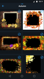 اسکرین شات 2 برنامه Autumn Photo Frames