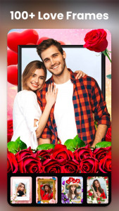 اسکرین شات برنامه Love Collage-Love Photo Frames 1