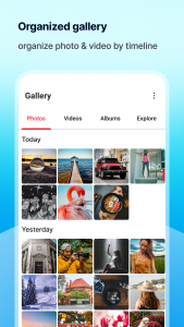 اسکرین شات برنامه Gallery: Photo & Video Manager 1