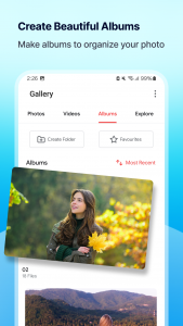 اسکرین شات برنامه Gallery: Photo & Video Manager 3