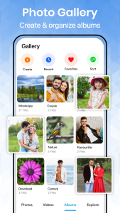 اسکرین شات 1 برنامه Gallery: Photo & Video Manager