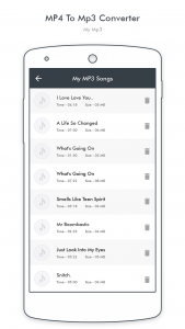 اسکرین شات برنامه MP4 to MP3 Converter 6
