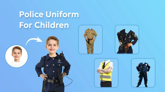 اسکرین شات 4 برنامه Police Photo Suit Maker