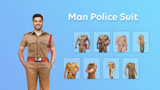 اسکرین شات 1 برنامه Police Photo Suit Maker