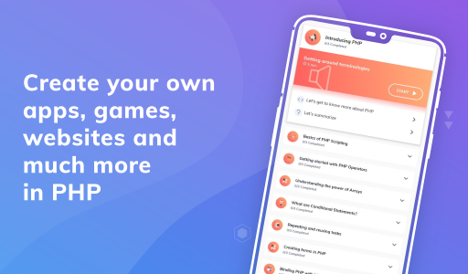 اسکرین شات 5 برنامه Learn PHP programming
