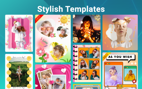 اسکرین شات 2 برنامه Photo Collage Maker:Pic Editor